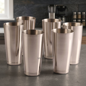 Stainless Steel Eco-Friendly 4-Piece Boston Glass Simple Style for Certified <b>Bar</b> Accessories - Product Image 2