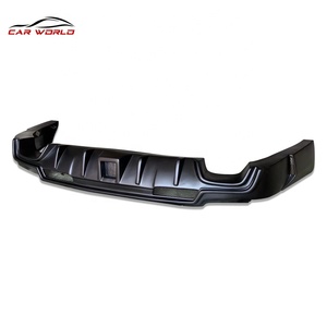 2014-2016 for IS250 IS300 Rowen Style Rear Lip Bumper with LED <b>Plastic</b> Diffuser ABS Material Featuring Tow <b>Hook</b> Cut-Outs - Product Image 3