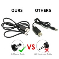 Cable USB Boost Line DC 5V a DC 12V/9V Step Up Module Cable Adaptador convertidor USB 2.1X5.5MM enchufe para Arduino WIFI Router