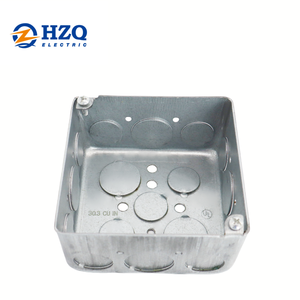 Heavy Duty 4x4x21 8 inch Vuông Tường hộp điện hàn 2gang kim loại Hộp nối - Product Image 5