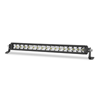 Barra de Luz LED Auxiliar para Auto de 18 Pulgadas, Una Sola Fila, Perfil Bajo, 80W, Haz Combinado, IP67, Todoterreno, 12V