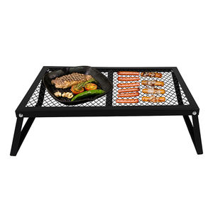 Brasero Plegable Multifuncional de Acero Moderno, Parrilla, Mesa, Portátil, para Senderismo, Picnic, Leña, Carbón - Product Image 3