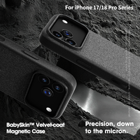 Coque de téléphone en TPU PC pour iPhone 18Pro/18Pro Max avec grain velours, personnalisable OEM/ODM