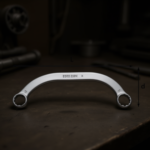 Llave de boca doble 258 N tamaño L y dimensiones D para uso mecánico - Product Image 3