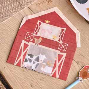 Modern 195-Piece Farm Animals Birthday Party Tableware Set Includes Hats Banner <b>Tablecloths</b> for 24 Guests - Product Image 5