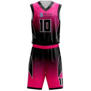 Ensemble de maillots de basket respirants toutes tailles, uniforme d'entraînement, logo personnalisable, uniforme d'entraînement d'été pour les joueurs - Product Image 2