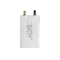 Batterie Lipo polymère lithium-ion ultra-mince personnalisable UFX 013050 100 mAh 3,7 V, qualité MSDS, petite cellule, OEM/ODM
