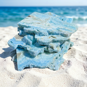Venta al por Mayor de Rodajas de Hemimorfita Azul Natural, Especímenes Minerales Druzy, Cristales para Decoración - Product Image 6