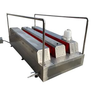 Henger électrique usine hygiène Station botte laveuse chaussures semelle nettoyant automatique <span class=keywords><strong>tourniquet</strong></span> 304 acier inoxydable nettoyage lourd - Product Image 2