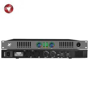 Hot-selling digital 600W*2 audio 1U amplificador Class D LED new design power amplifier