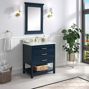 Mueble de Baño Azul Marino Estilo Rústico Americano, Nuevo, Duradero, con 1 Año de Garantía y Repuestos Gratuitos - Product Image 1