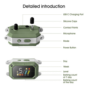 Control remoto seguro recomendado para entrenamiento de perros, <span class=keywords><strong>collar</strong></span> antiladridos automático inteligente para perros - Product Image 4
