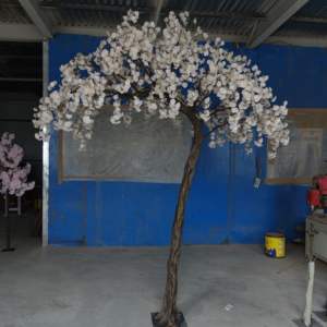 <span class=keywords><strong>Nuage</strong></span> de fleurs de cerisier blanc comme décor romantique de luxe de lumière d'<span class=keywords><strong>arbre</strong></span> artificiel pour le salon de mariage - Product Image 3