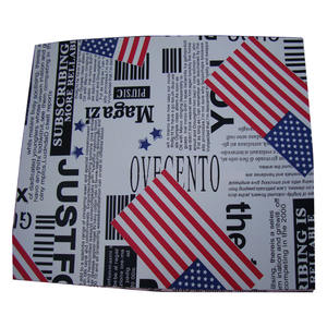 Newspaper estilo retrô couro falso tecido, bandeira dos eua impresso do jornal couro pvc impresso couro sintético - Product Image 1