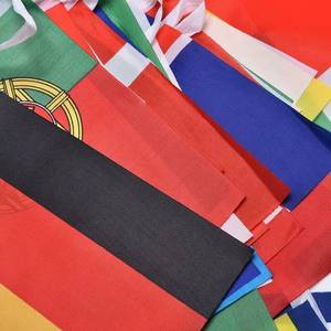 Banderas de Poliéster Resistentes al Agua y Ecológicas Personalizadas de Qatar con Asta de Aluminio de 10x15cm para Decoración de Clubes - Product Image 3