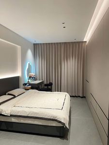 Meubles de chambre à coucher modernes, nouveau design, en bois, avec porte en verre, armoire à balançoire - Product Image 4