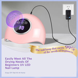 Lampe à ongles UV LED de qualité supérieure pour usage domestique, séchoir portable haute puissance pour gel avec écran intelligent et utilisation simple – Vente en gros - Product Image 3