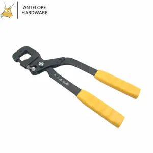 Logam Pegangan Ganda Baru Baja Aloi Tugas Berat Stud Crimper Keel Tong Punch Plier