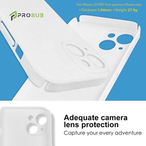 Funda Protectora para Teléfono Móvil Prosub Blanca de Plástico PBT para Sublimación 3D, Resistente a Golpes, para iPhone Serie 16 - Product Image 4