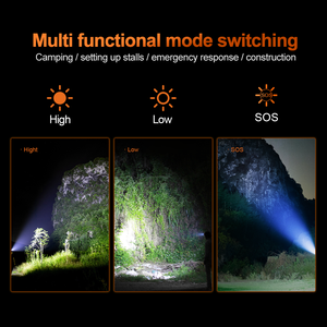 Dung lượng lớn pin thông minh cảm biến hồng ngoại USB điện trắng hạt laser hoàn hảo cho cắm trại làm việc Khẩn Cấp Đèn pha di động - Product Image 3
