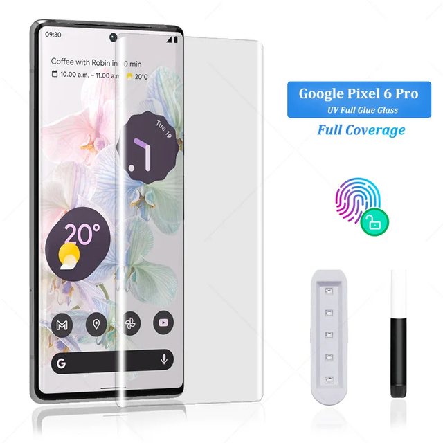 3D Curved Full Glue Tempered Glass for Infinix Hot 50 Pro + Realme 13 Pro Screen Protector for Pixel 9 Pro UV Protective Glass