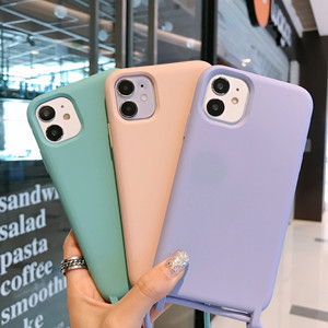 <span class=keywords><strong>Cuerda</strong></span> Cordón Collar Crossbody <span class=keywords><strong>Funda</strong></span> de teléfono de silicona para <span class=keywords><strong>Iphone</strong></span> 11 12 <span class=keywords><strong>13</strong></span> 14 15 Pro Max Xs Xr Fundas - Product Image 4