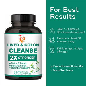 Cápsulas para la Limpieza del Hígado y Colon con Extracto de Cardo Mariano y Alcachofa, Suplementos Dietéticos para la Salud del Hígado, Suministro de Fábrica - Product Image 5