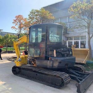 Mini excavatrice Kobelco Sk55 5,5 tonnes utilisée d'occasion japon certifié CE/EPA moteur à noyau boîte de vitesses pompe à engrenages portant PLC - Product Image 4