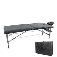 Lit facial de massage en bois bon marché Salon de beauté équipement portatif réglage des cils lit pliable Table de massage domestique