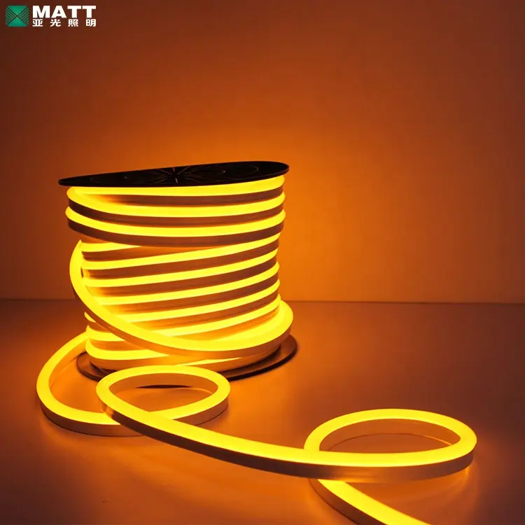 Matt Dropshipping No MOQ 12V24v diffuse flexible led strip waterproof PVC Flex led neon Light Outdoor Swimming Pool Decoration