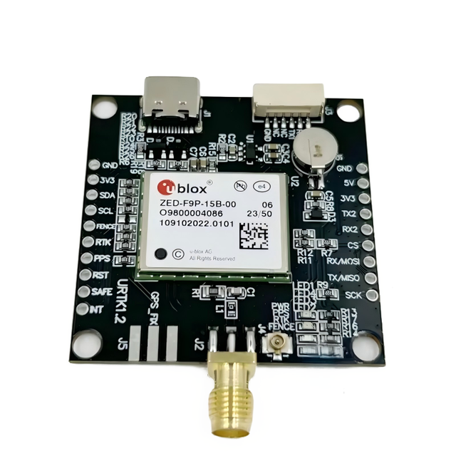 ZED-F9P-15B 5GNSS L1/L2/L5 Multi-Frequency Centimeter-Level Low-Power RTK Differential GPS Module 20Hz Update Rate for Drones