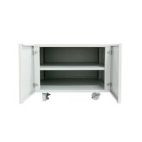 Mobilier de bureau support de copieur en métal multifonctionnel armoire de copieur support d'imprimante mobile avec roues