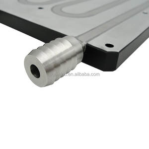 Elektrofahrzeug-Batterie Aluminium-Flüssigkeitskühlplatte Edelstahlrohr EV-Kühlplatte Wasserkühlung für Lithium-Ionen-Batteriepack-Kühlung - Product Image 3