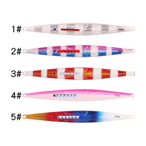 Meilleures ventes 150g -400g Appâts <span class=keywords><strong>de</strong></span> pêche lumineux Japon Pêche en mer profonde en bateau Leurre métallique à chute rapide Jig Leurre pour la pêche en eau salée <span class=keywords><strong>au</strong></span> gros gibier - Product Image 4