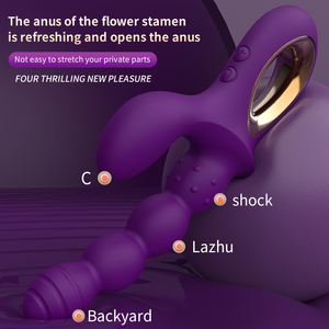 USB-Aufladbarer Silikon-Aufblasbarer G-Punkt <span class=keywords><strong>Rabbit</strong></span>-<span class=keywords><strong>Vibrator</strong></span> Vibration Weibliches Stimulations-Masturbationsgerät Spaßige Erwachsenenprodukte - Product Image 4