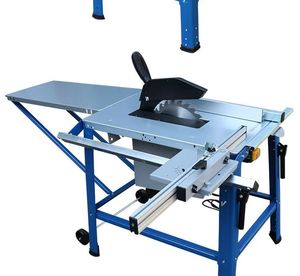 Scie à table horizontale professionnelle 2000W pour menuisier, équipement de travail du bois domestique, monophasée 220V, 315mm, avec table d'extension - Product Image 3