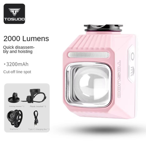 Lumière de vélo LED TOSUOD, ligne de coupure, lumière de voiture, phare suspendu pour la conduite nocturne, équipement de vélo de montagne - Product Image 5