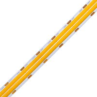 Bande LED COB double blanc 640 LED/m 3 fils 10 mm 8W+8W CCT réglable 2700K-6500K sans points noirs Ruban lumineux flexible