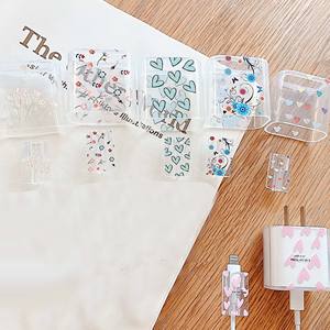 Blue Smiley Flower Capa per <span class=keywords><strong>Apple</strong></span> Iphone 18/20W testa di ricarica rapida cavo Usb Line Bite Winder custodia protettiva per cavo custodia carina - Product Image 6