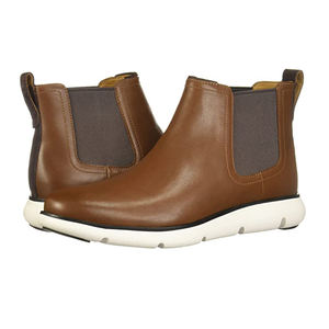Chaussures de bureau décontractées pour hommes, <span class=keywords><strong>bottes</strong></span> en cuir véritable <span class=keywords><strong>sans</strong></span> <span class=keywords><strong>lacets</strong></span>, OEM - Product Image 2