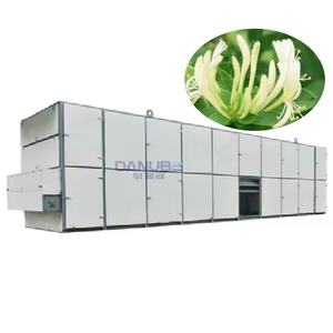 Good Appearance Herb Continuous Mesh Belt Dryer Flower Honeysuckle Drying Production Line - Product Image 1
