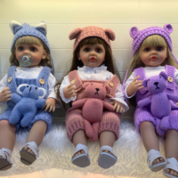 Poupée Bébé Reborn Fille Betty de 22 Pouces, Corps Entier en Silicone Vinyle, Réaliste, Poupée Fille à Poser, Princesse