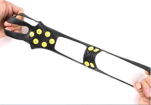 Chaussures antidérapantes pour neige glacée, <span class=keywords><strong>crampons</strong></span> de Traction en caoutchouc, chaussures antidérapantes pour l'alpinisme - Product Image 2