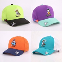 Gorra de Béisbol Personalizada de 5 Paneles, Impermeable, con Parche Bordado con Logotipo, Gorra de Golf con Orificios Cortados con Láser y Soporte para Tees, Gorra de Golf Perforada