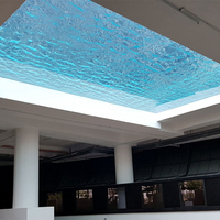 2023 été vente chaude Leyu sortie d'usine panneau acrylique de grande taille pour plancher de piscine acrylique