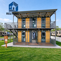 Villa extensible personnalisable et écoénergétique RELYANCE, maison préfabriquée de luxe en conteneur, installation simple pour le camping et l'hébergement.