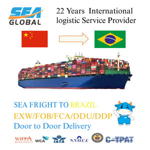 Verzendagent vanuit China naar Brazilië, expediteur, LCL-vervoer, logistieke diensten, ex-works, <span class=keywords><strong>FOB</strong></span>, DDU, <span class=keywords><strong>DDP</strong></span> - Product Image 1