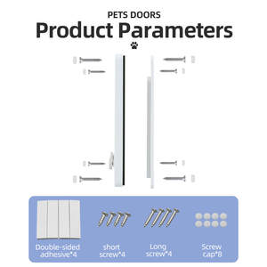 프로디지 PD001 개 도어 애완 동물 플랩 인테리어 개 고양이 스크린 도어 스크린 도어 - Product Image 6