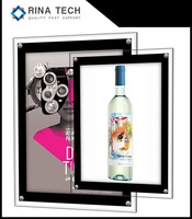 Cadre photo lumineux LED en acrylique ultra-mince haute précision Rina-Tech avec taille et alimentation personnalisables pour la production en série