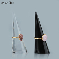 Nouvel article support de bague acrylique bijoux présentoir doigt anneau affichage porte-bague bijoux stand d'exposition